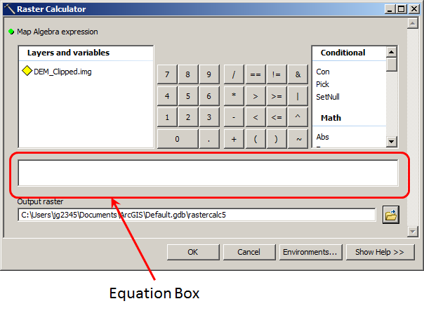 arcmap raster calculator not enabled