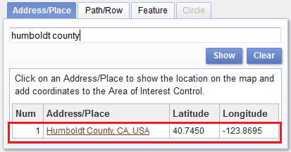 Address/Place