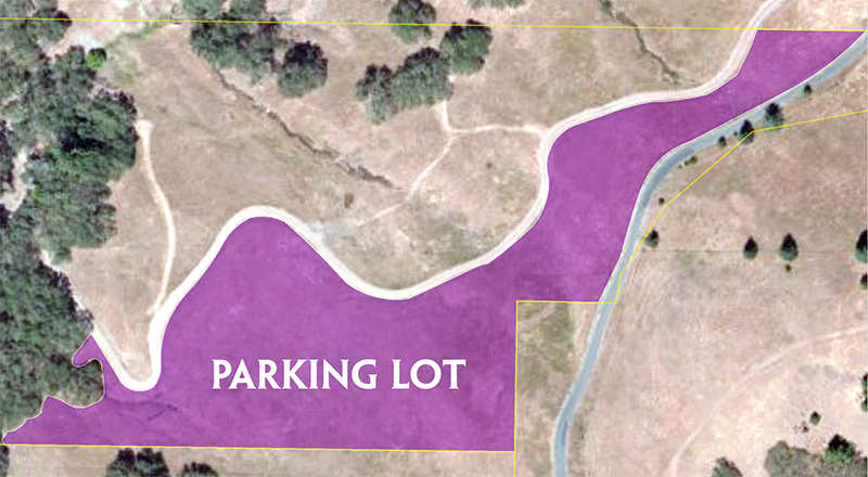 Image of digitized parking lot