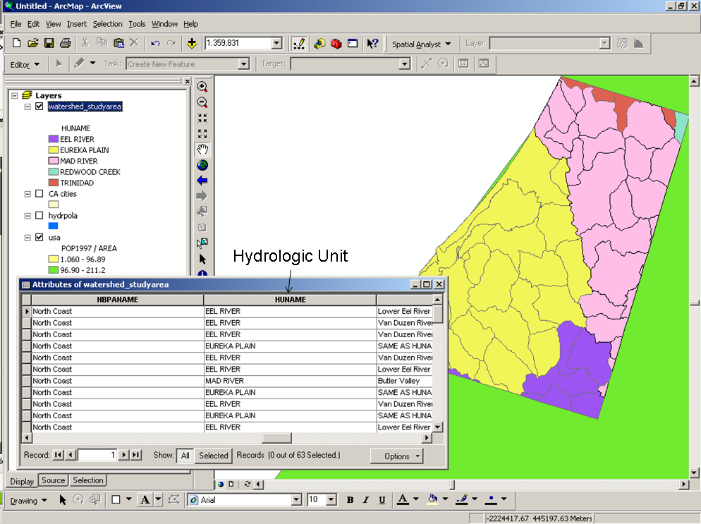 Dissolve Example within ArcMap